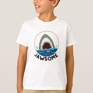 T-shirt Jawsome Funny Shark Teeth Pun