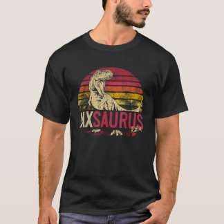 T-shirt Jax Saurus Funny Dinosaure personnalisé T Rex Nom