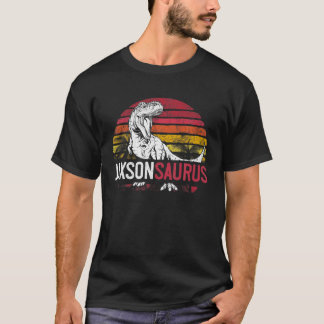 T-shirt Jaxson Saurus Funny Dinosaure personnalisé T Rex N