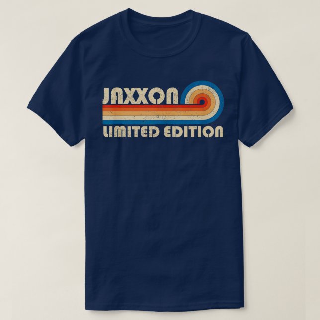 T-shirt JAXXON Nom Personnalisé Funny Retro Naissance Vint (Design devant)