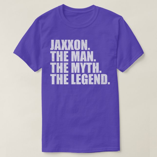 T-shirt JaxxonJaxxon Nom Jaxxon prénom (Design devant)