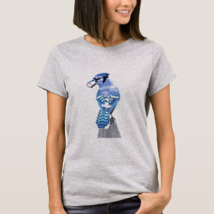 T-shirt Jay bleu brillant