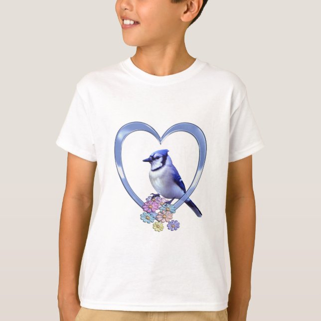 T-shirt Jay bleu dans le coeur (Devant)