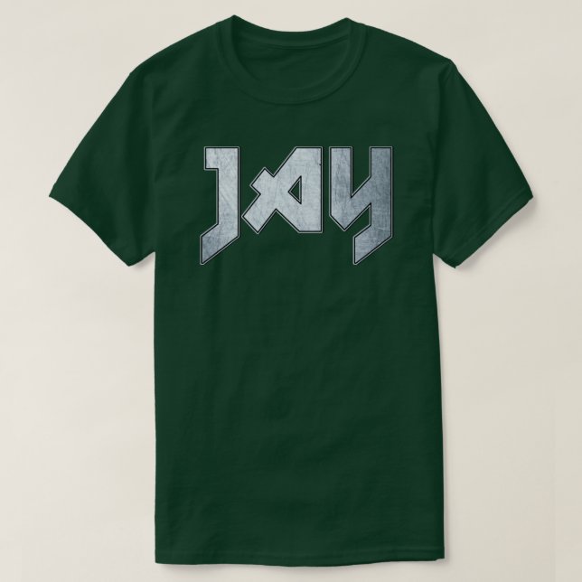 T-shirt Jay en métal lourd (Design devant)