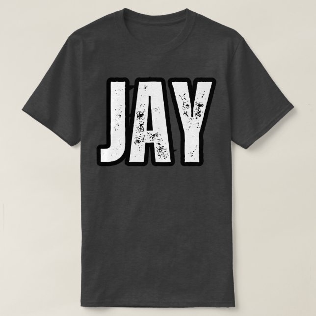 T-shirt Jay Nom Cadeau Anniversaire des Fêtes (Design devant)