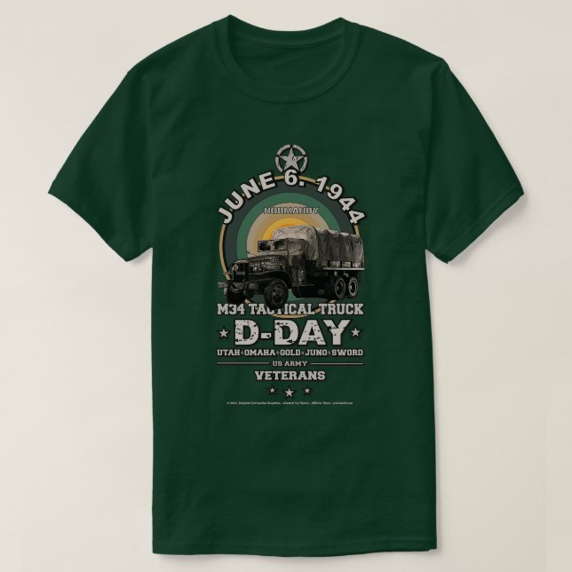 T-shirt Jay Opération Overlord anciens combattants (Design devant)