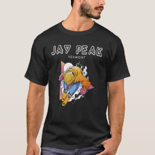 T-shirt Jay Peak Vermont USA Retro Ski