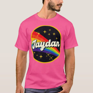 T-shirt Jaydan Rainbow Dans L'Espace Style Vintage