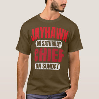 T-shirt Jayhawk Le Samedi Chef Dimanche Kansas City Vi