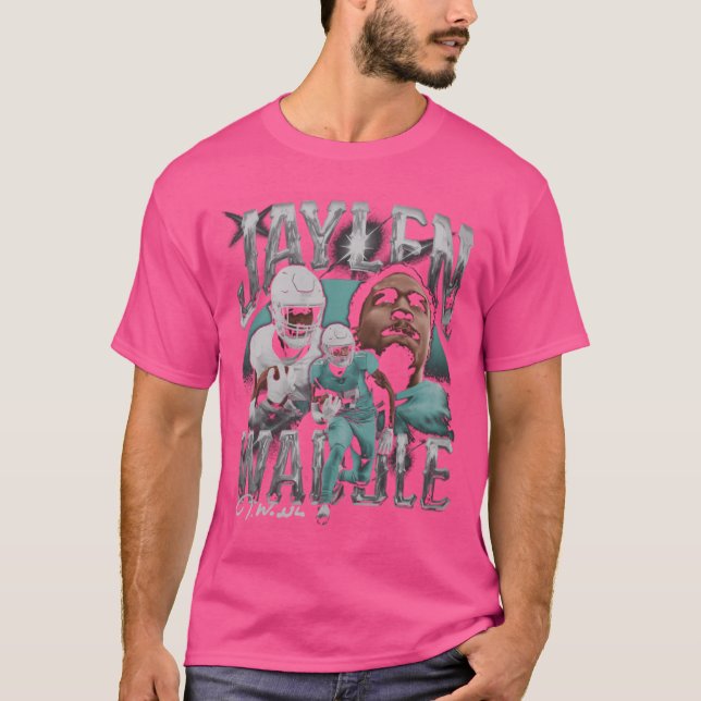 T-shirt Jaylen Waddle Miami Vintage (Devant)