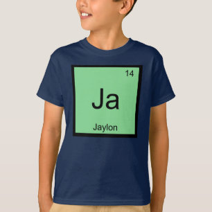 T-shirt Jaylon Nom Chimie Élément Tableau Périodique