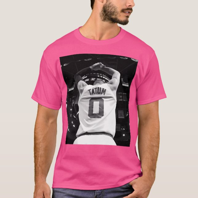 T-shirt Jayson Tatum - Noir Blanc (Devant)