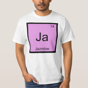 T-shirt Jazmine Nom Chimie Élément Tableau Périodique