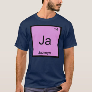 T-shirt Jazmyn Nom Chimie Élément Tableau périodique