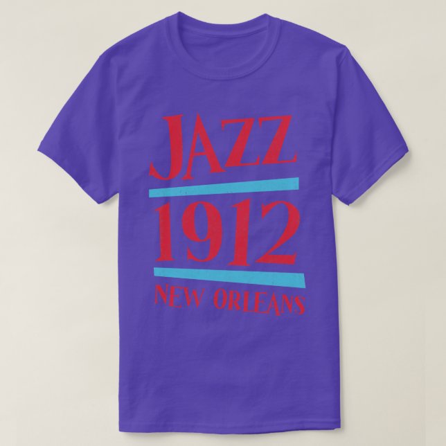T-shirt Jazz 1912 Vintage (Design devant)