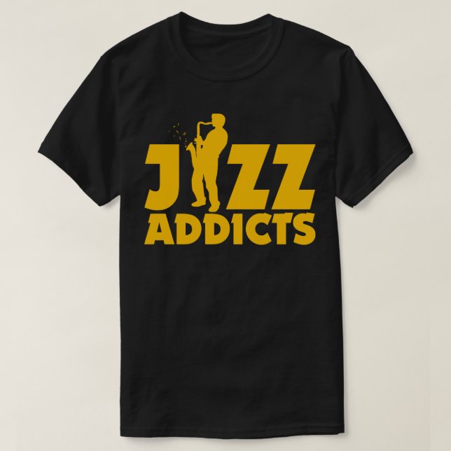 T-SHIRT JAZZ ADDICTS (Design devant)