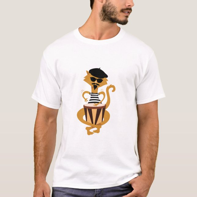 T-shirt Jazz Cat (Devant)