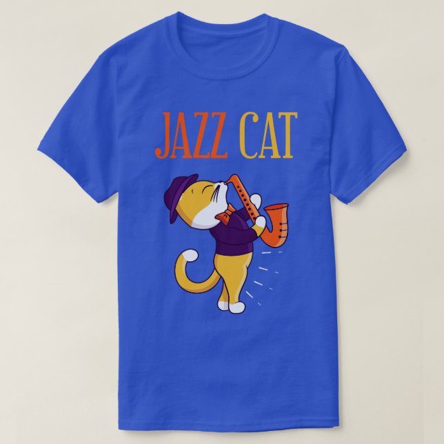 T-shirt Jazz Cat (Design devant)