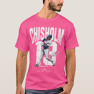 T-shirt Jazz Chisholm New York Joueurs de baseball Mlbjch3