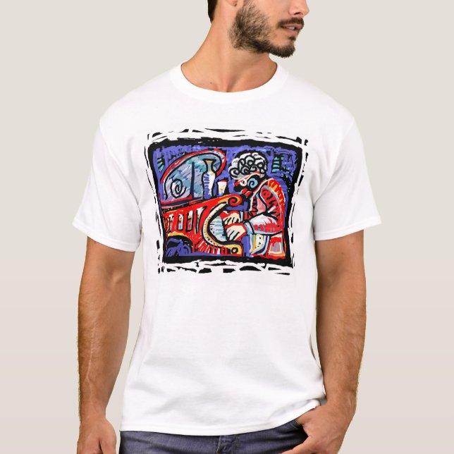 T-shirt Jazz coloré (Devant)