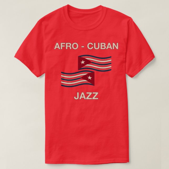 T-shirt Jazz cubain afro (Design devant)