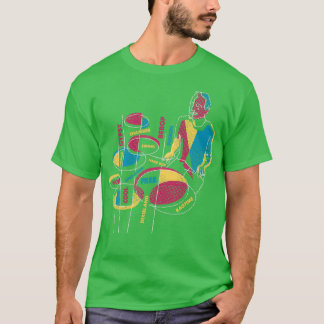 T-shirt Jazz Drummer avec Jazz Genres