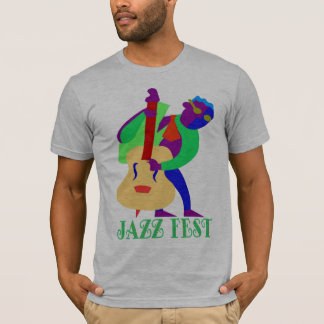 T-shirt Jazz Fest Blues Man