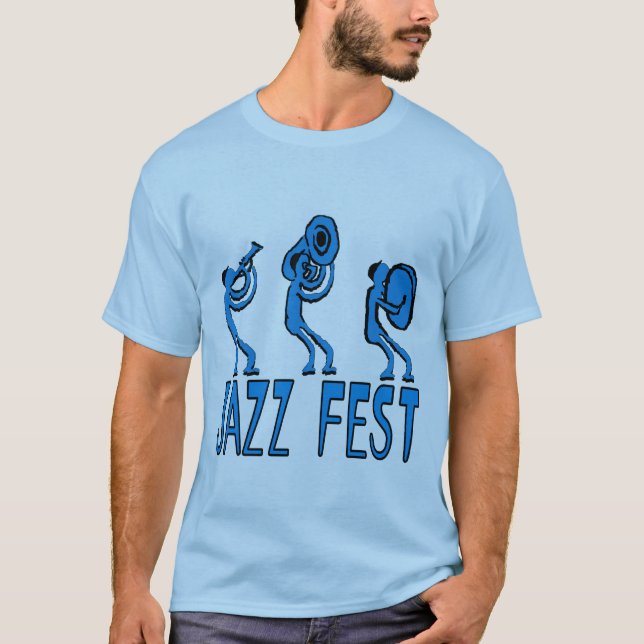T-shirt Jazz Fest Brass Band (Devant)