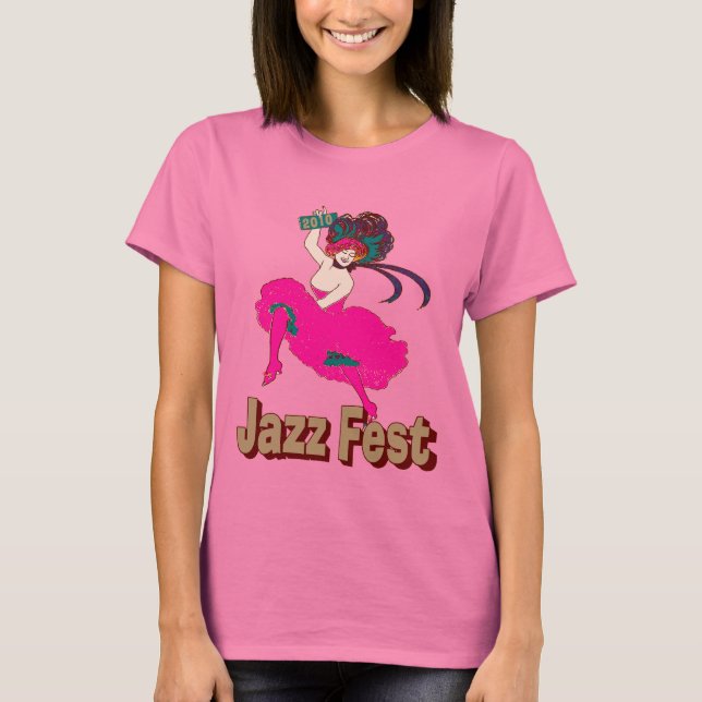 T-shirt Jazz Fest LAdy 2010 (Devant)