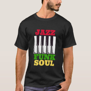 T-shirt Jazz Funk & Soul Afro Retro Musique Vintage 1
