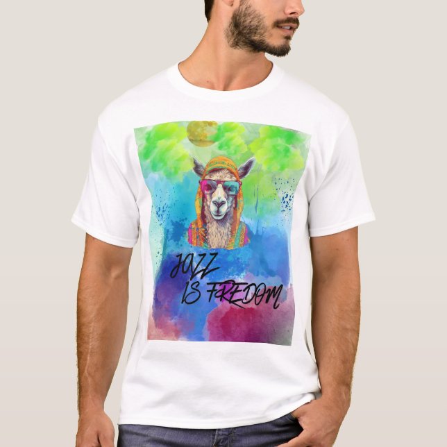 T-shirt Jazz is Freedom (Devant)