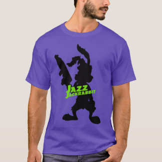 T-shirt Jazz Jackrabbit OutlineSilhouette