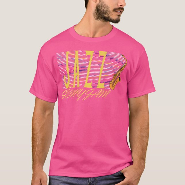 T-shirt Jazz Jazz Est Mon Jam Saxophone Cool Jazz Mus (Devant)