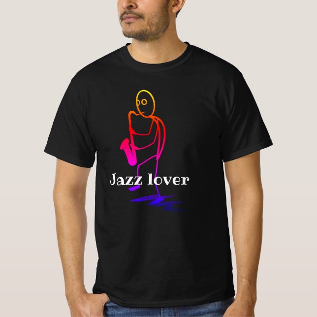 T-SHIRT JAZZ LOVER (Devant)