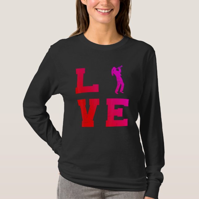 T-shirt Jazz Trumpet Trumpet (Devant)