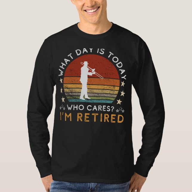 T-shirt Jazz Up Retirement with Our Trombone Tee! (Devant)