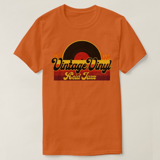 T-shirt Jazz vinyle vintage (Design devant)