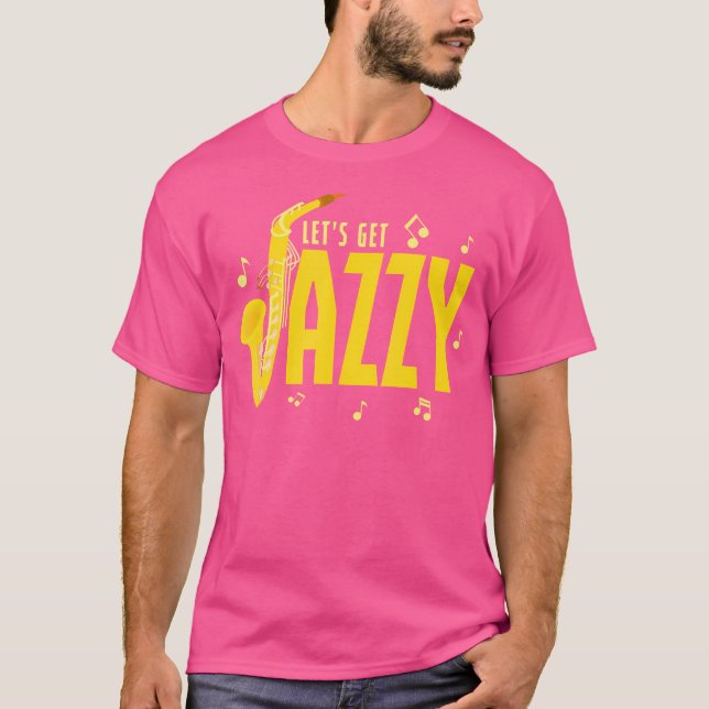 T-shirt Jazzy Classical Music Instrument Jazz Mu (Devant)