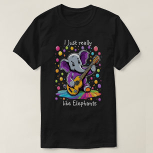 T-shirt Jazzy Elephant Serenade Anniversaire