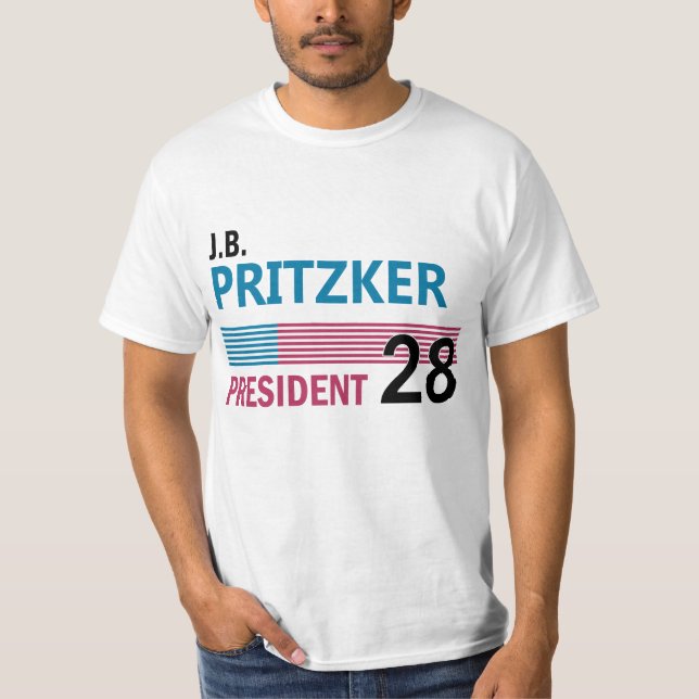 T-shirt JB Pritzker 2028 (Devant)