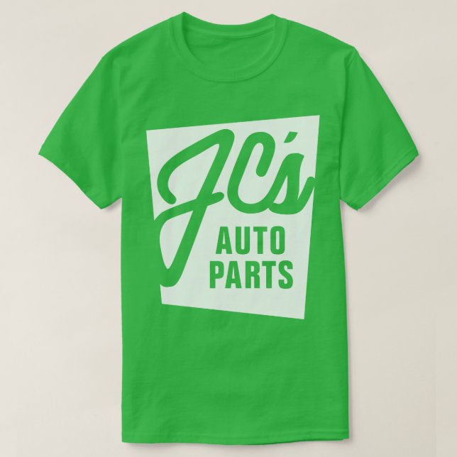 T-shirt JC Auto Parts Single Side Alt Design Blanc sur Sol (Design devant)