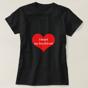 T-shirt J'Coeur Mon Petit Amour Romantique Rouge Coeur Noi