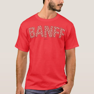 T-shirt JCombs Banff, Canada, Flocons de neige