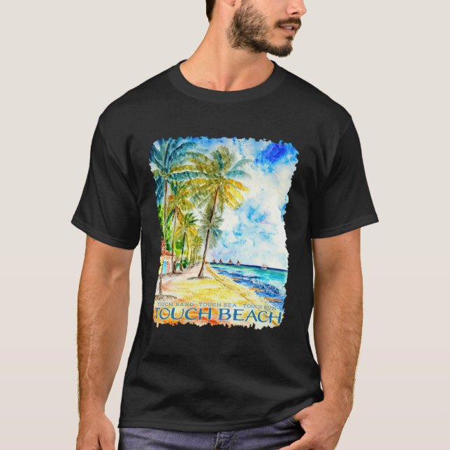 T-shirt JCombs Touch Beach (Devant)
