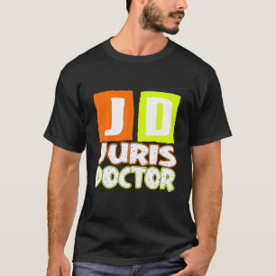 T-shirt JD Juris Docteur Avocat Juge