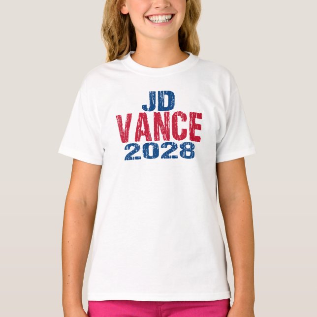 T-shirt JD Vance 2028 (désapprouvé) (Devant)