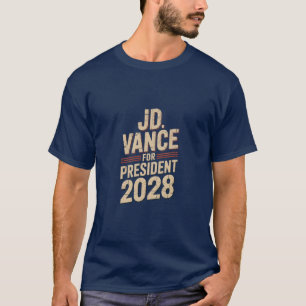 T-shirt JD Vance 2028 Tee conservateur America First