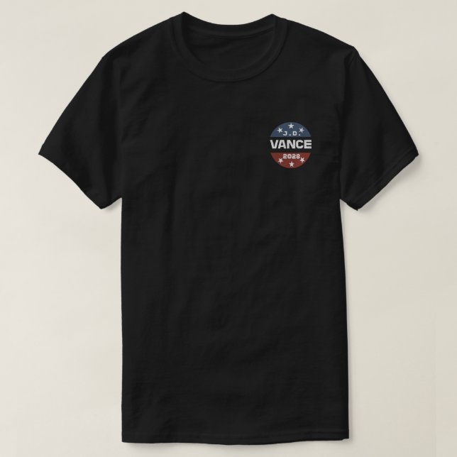 T-shirt JD Vance 2028 Vance 2028 Rétro Election J.D. Vance (Design devant)