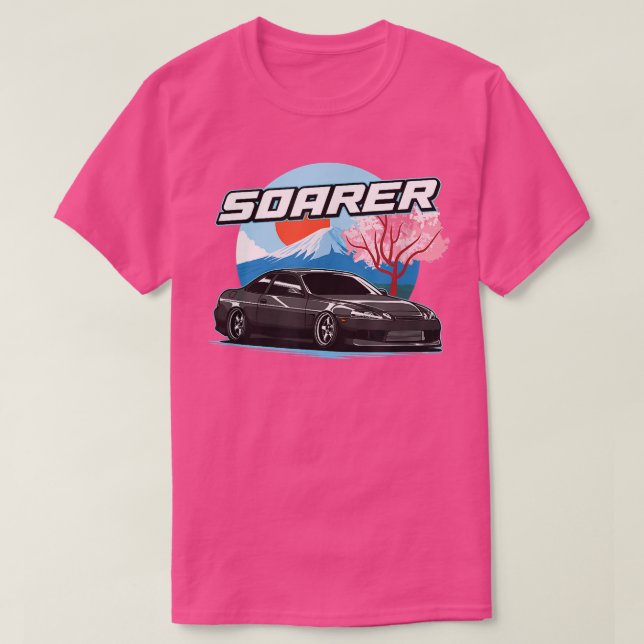 T-shirt JDM Soarer SC 300 SC 400 Cherry Blossom Tree Graph (Design devant)