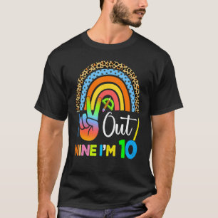 T-shirt Je 10 Anniversaire Mignonne Dix Noël Paix Hors Neu